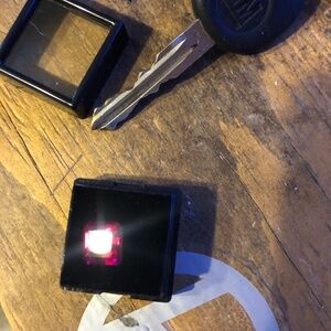 Lab diamonds and real Burma ruby